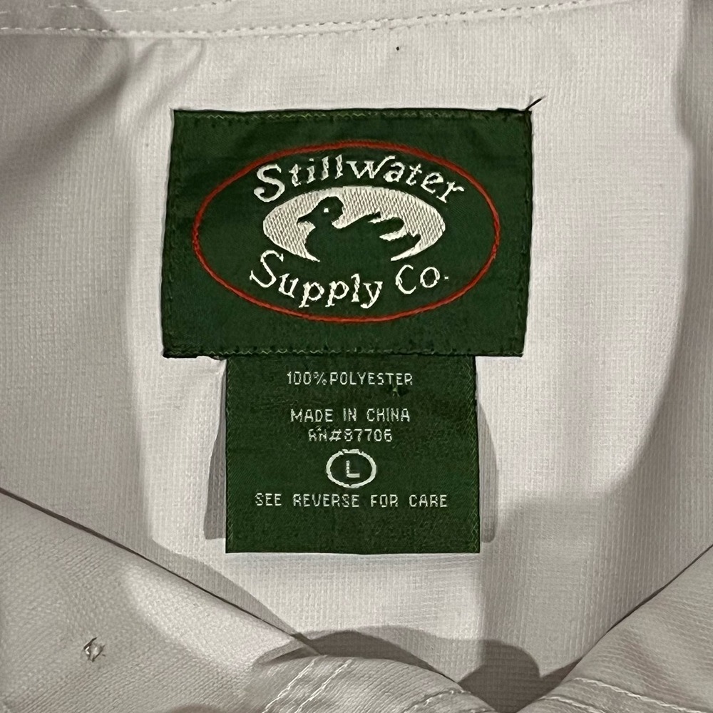 Stillwater Supply Co., Tan, SS, Camp Shirt, Sz L,‎ 774-W - Picture 3 of 3